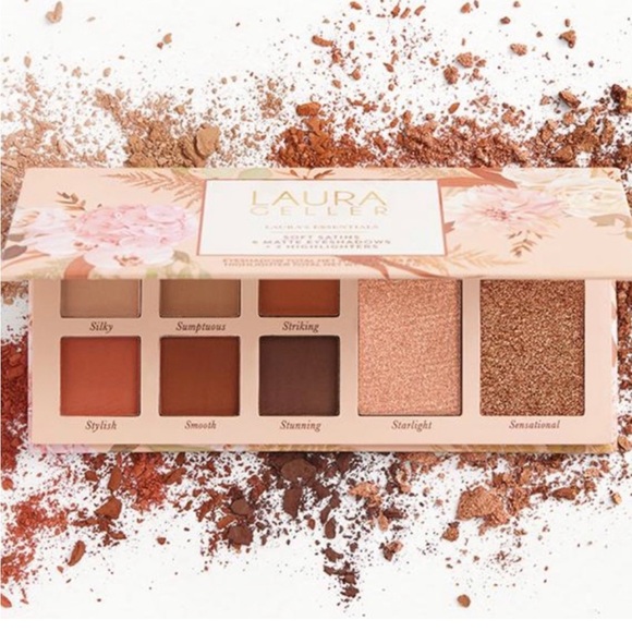 LAURA GELLER Essentials Soft Satin 6 Matte Eyeshadow+2 Highlighter Pale… - Picture 11 of 12